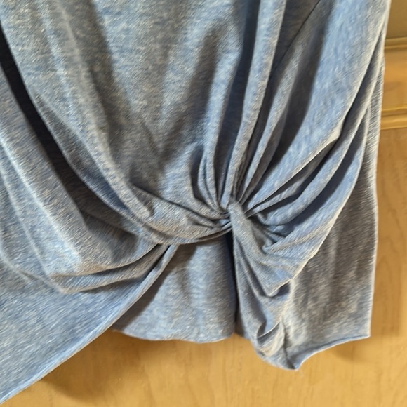 Umgee XL gathered light blue top - Picture 2 of 4